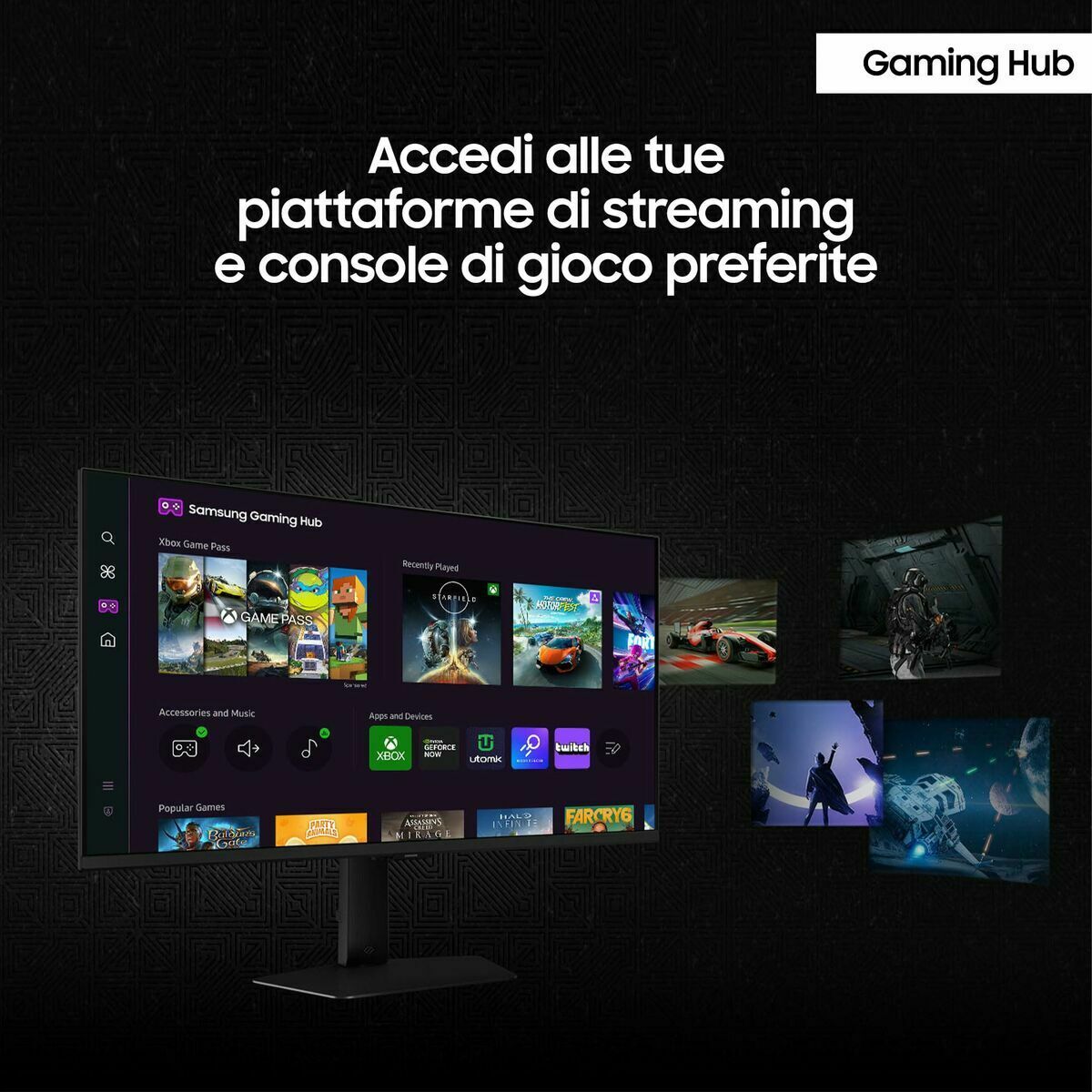 Gaming monitor (herný monitor) Samsung S27DG702EU 27" 4K Ultra HD
